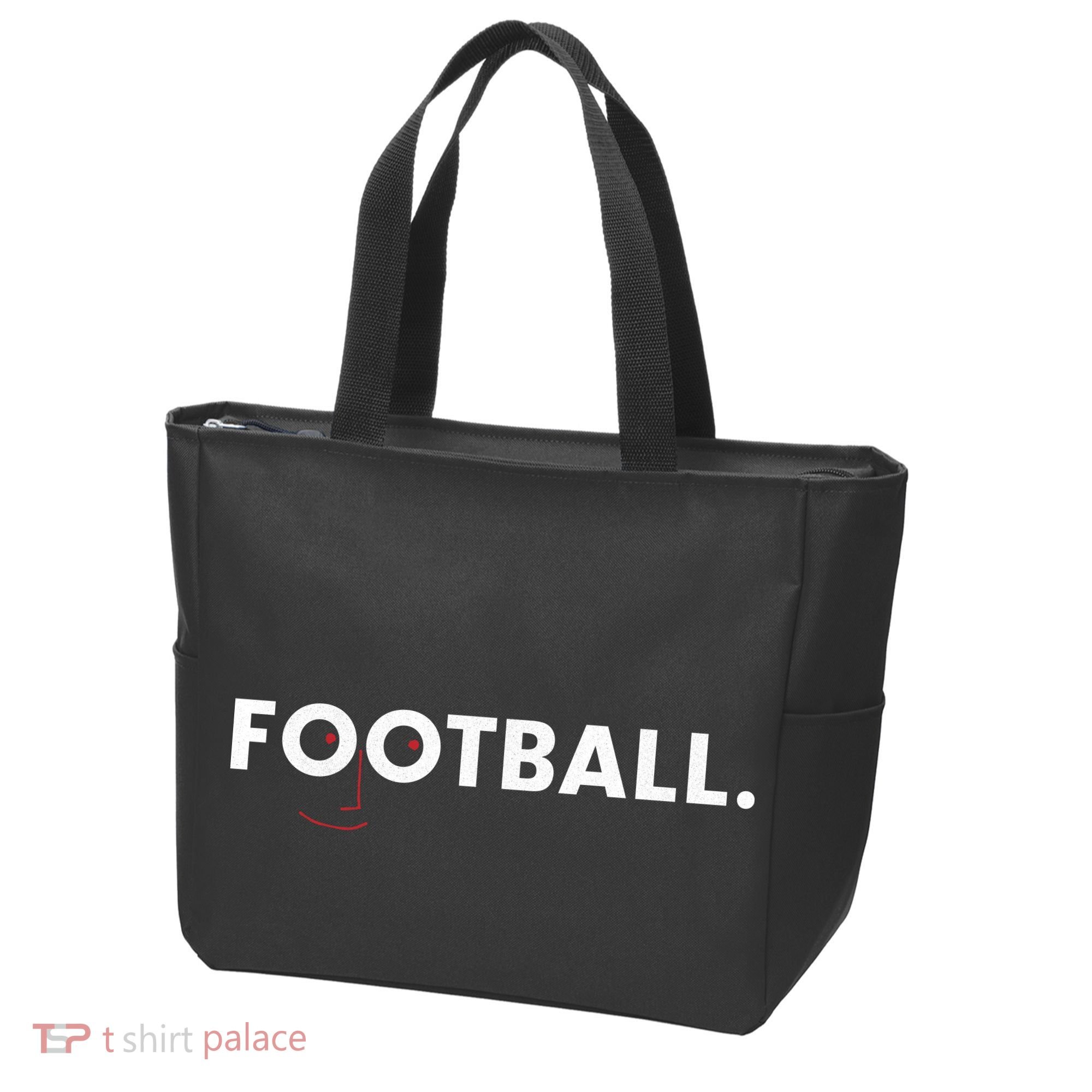 Football Face Logo Tote Bag