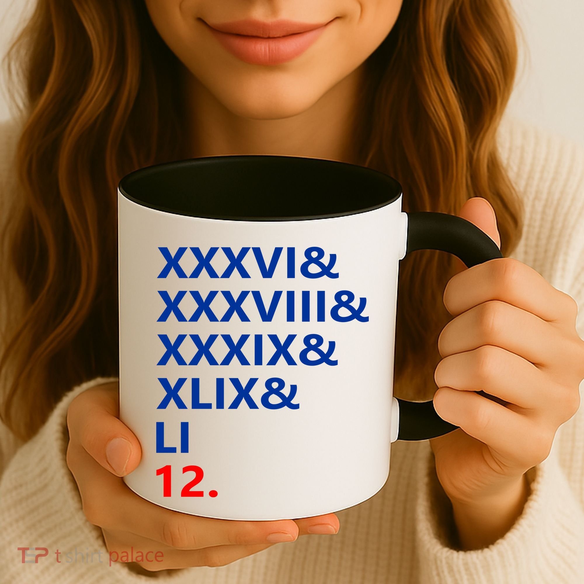 Football Goat New England 5 Time World Champion #12 Coffee Mug