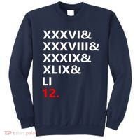 Football Goat New England 5 Time World Champion #12 Sweatshirt thumb 0