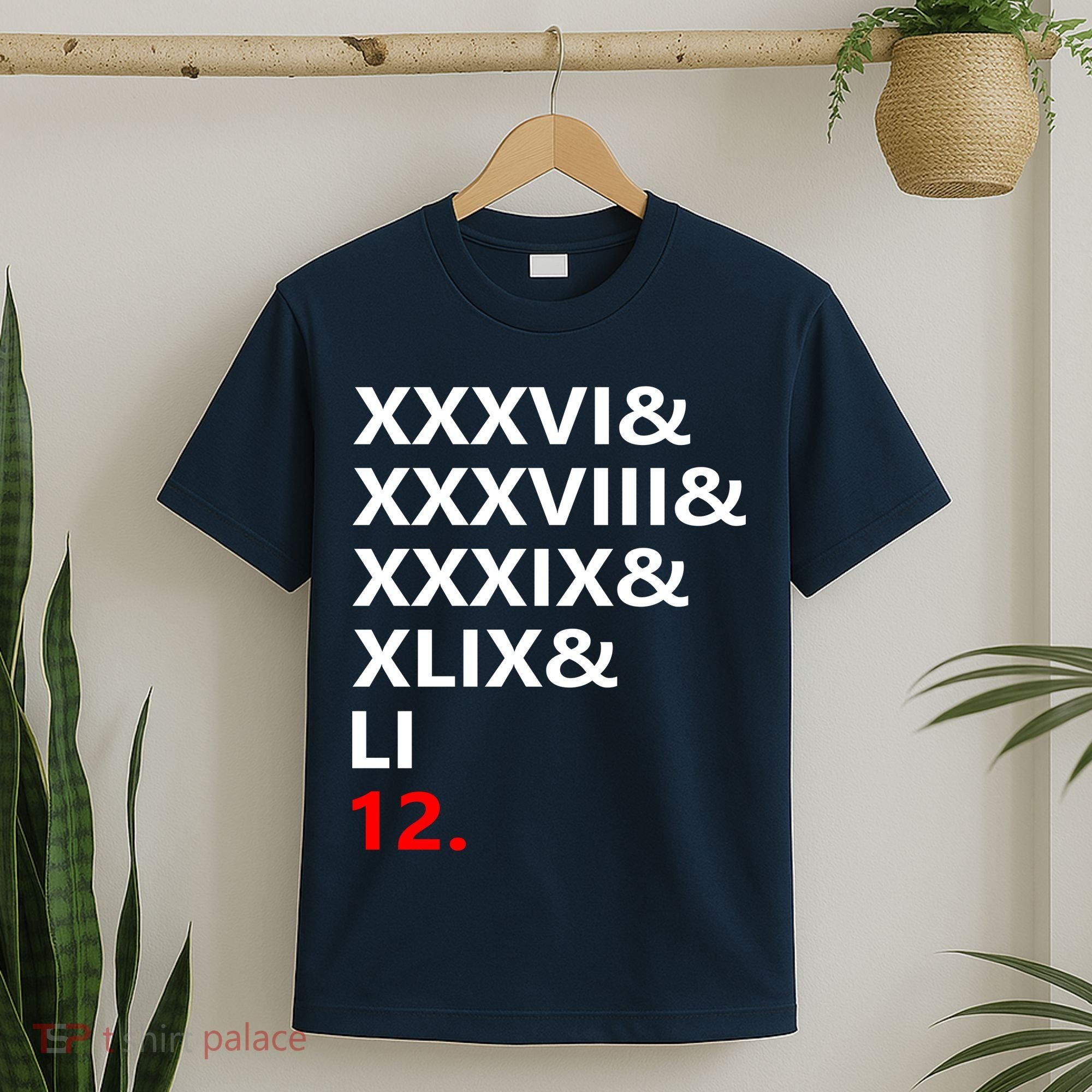 Football Goat New England 5 Time World Champion #12 T-Shirt