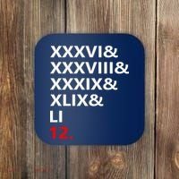 Football Goat New England 5 Time World Champion #12 Coaster thumb 0