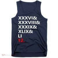 Football Goat New England 5 Time World Champion #12 Tank Top thumb 0