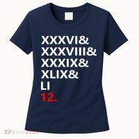 Football Goat New England 5 Time World Champion #12 Women's T-Shirt thumb 0