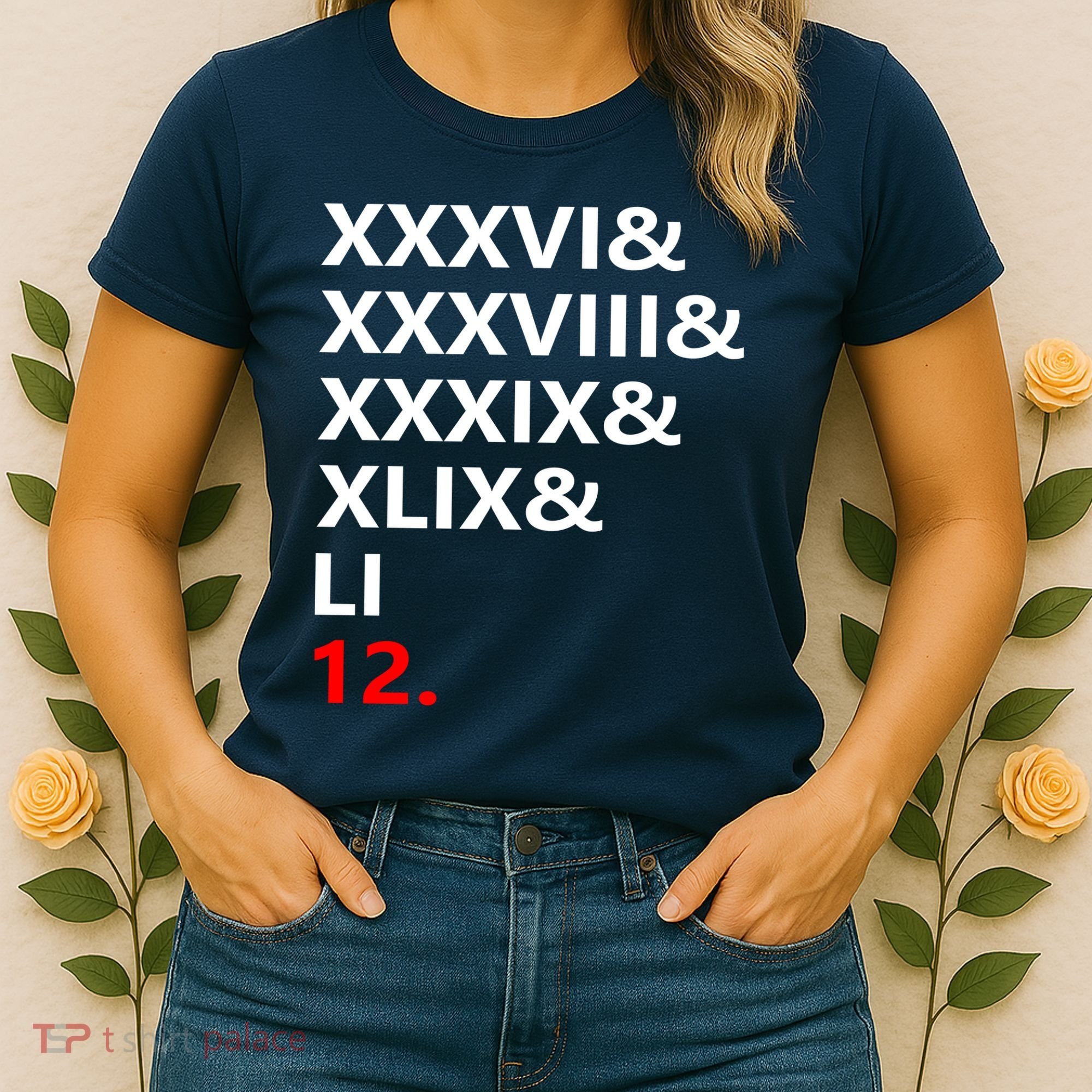 Football Goat New England 5 Time World Champion #12 Women's T-Shirt