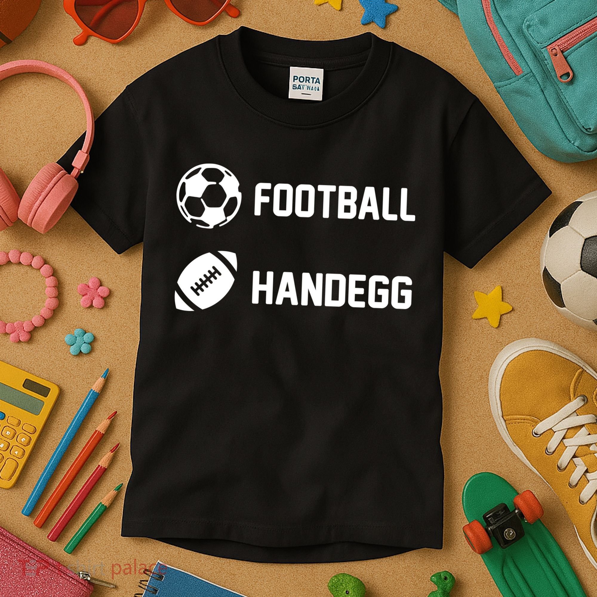 Football Handegg Soccer  Kids T-Shirt