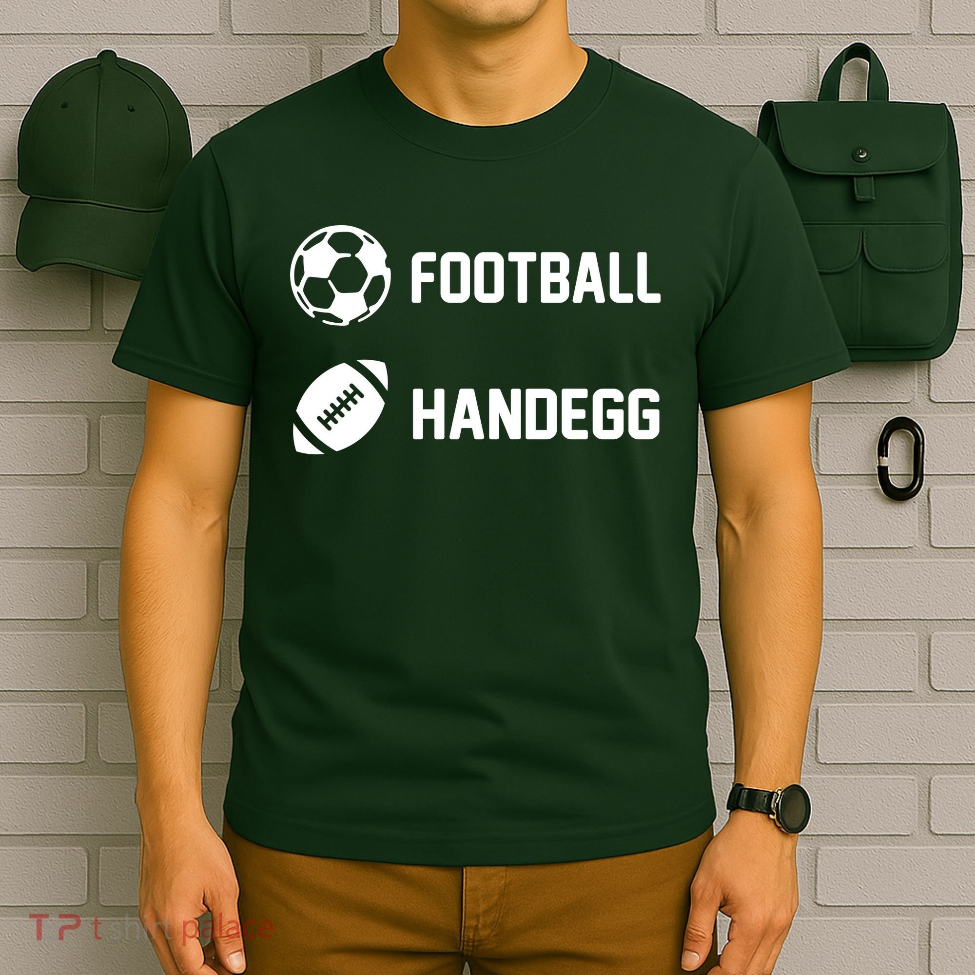 Football Handegg Soccer  T-Shirt