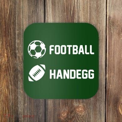 Football Handegg Soccer  Coaster
