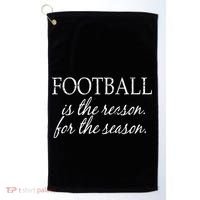 Football Is The Reason For The Season Golf Towel thumb 0