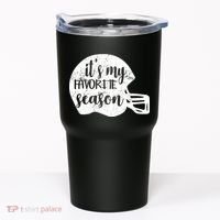 Football It's My favorite Season Tumbler thumb 0