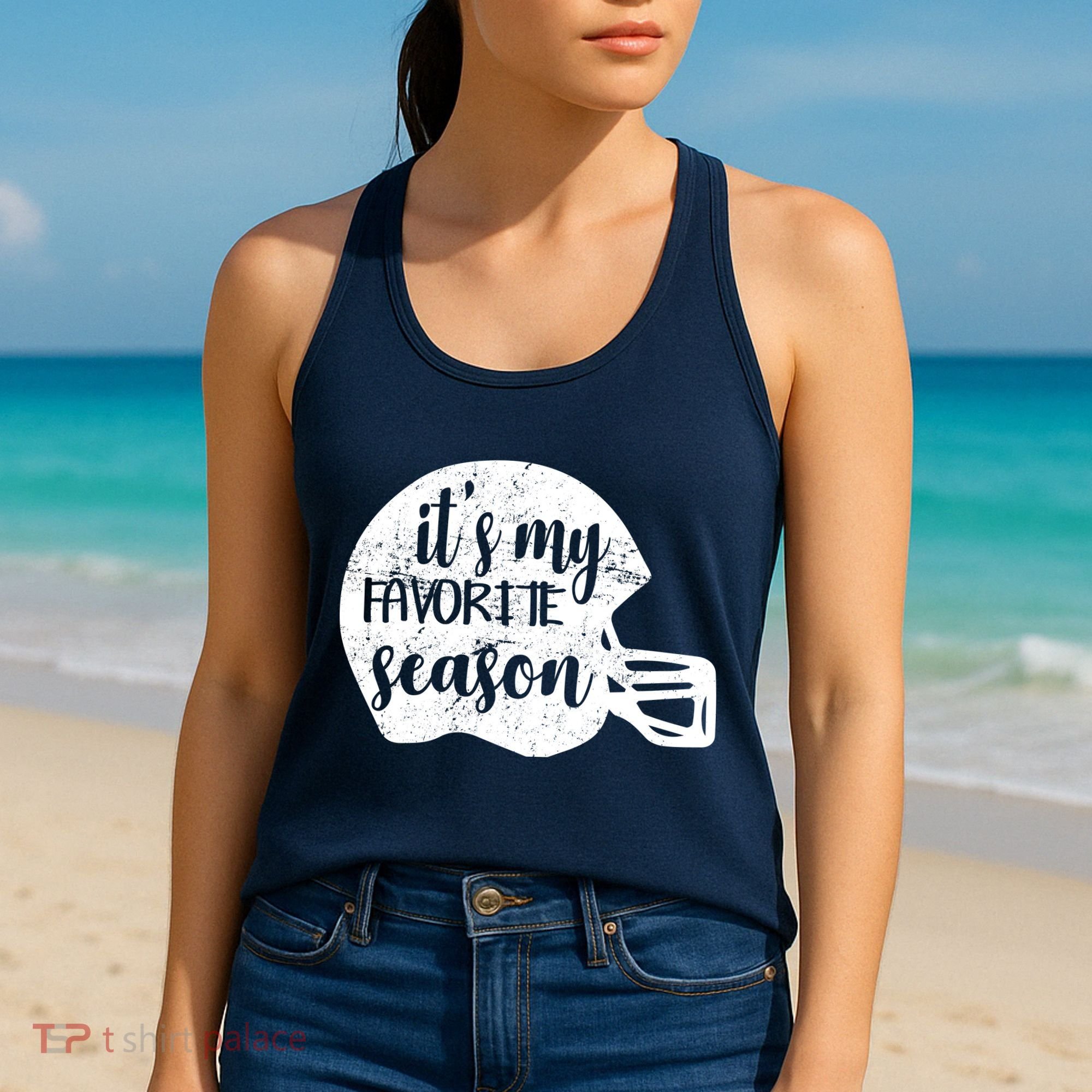 Football It's My favorite Season Women's Tank Top