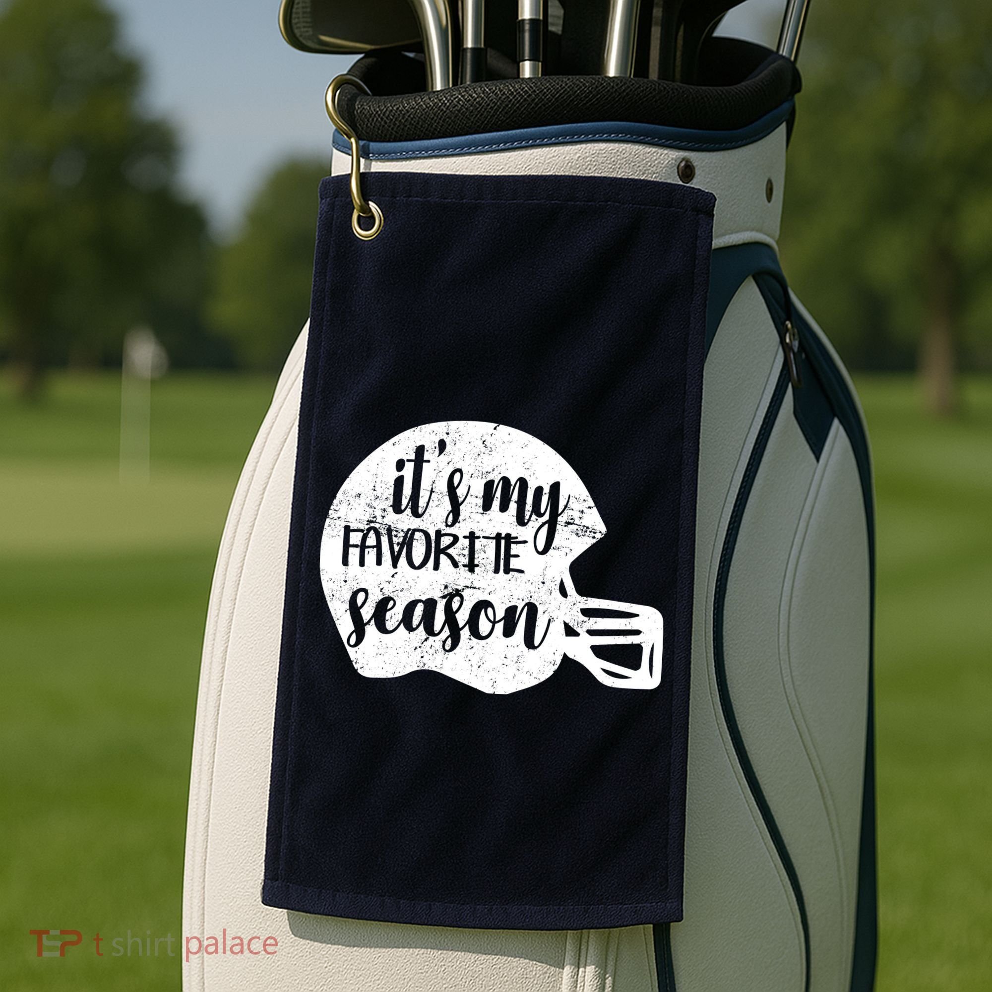 Football It's My favorite Season Golf Towel