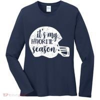 Football It's My favorite Season Women's Long Sleeve Shirt thumb 0