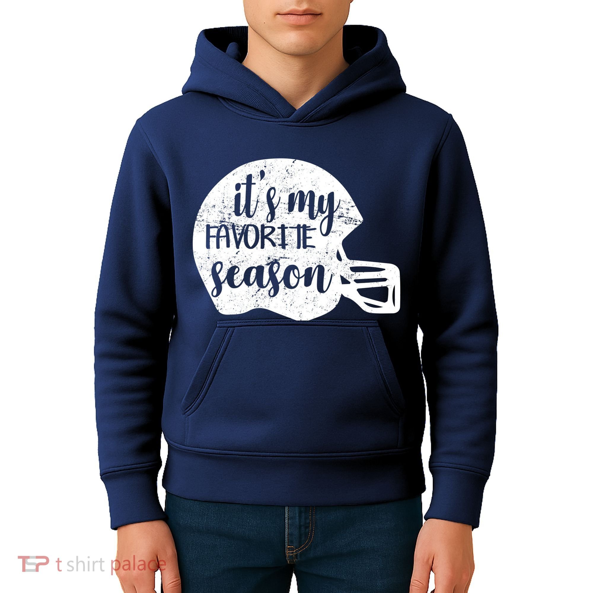 Football It's My favorite Season Kids Hoodie