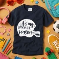 Football It's My favorite Season Kids T-Shirt thumb 3
