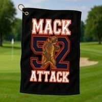 Football Mack Attack 52 Golf Towel thumb 1