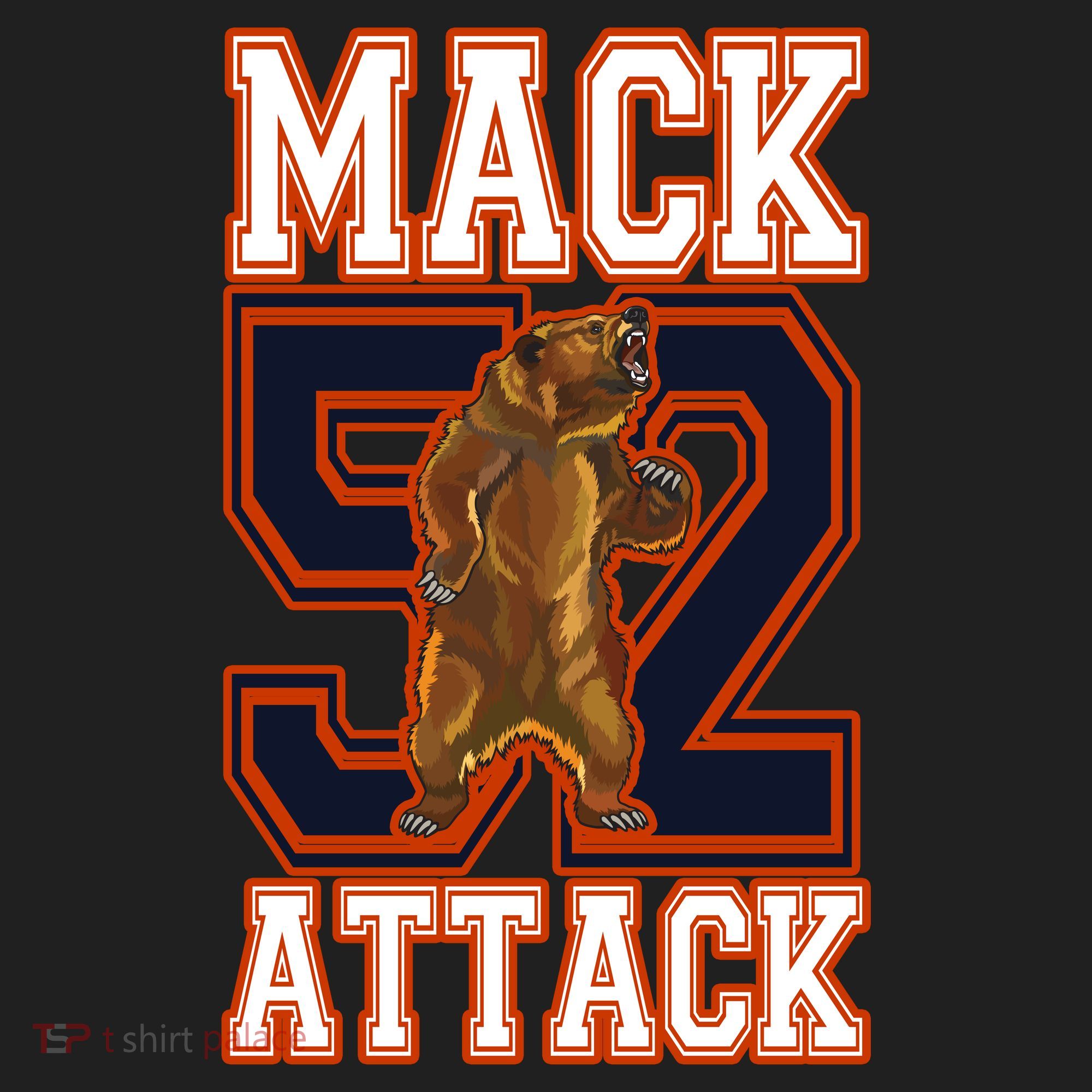 Football Mack Attack 52 Golf Towel