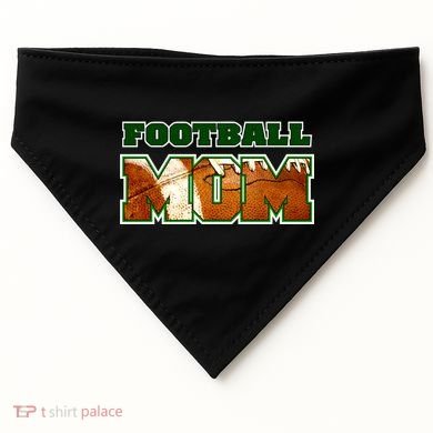 Football Mom USA-Made Doggie Bandana