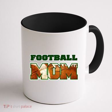 Football Mom Coffee Mug back