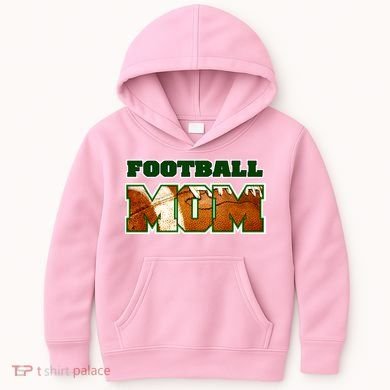 Football Mom Kids Hoodie