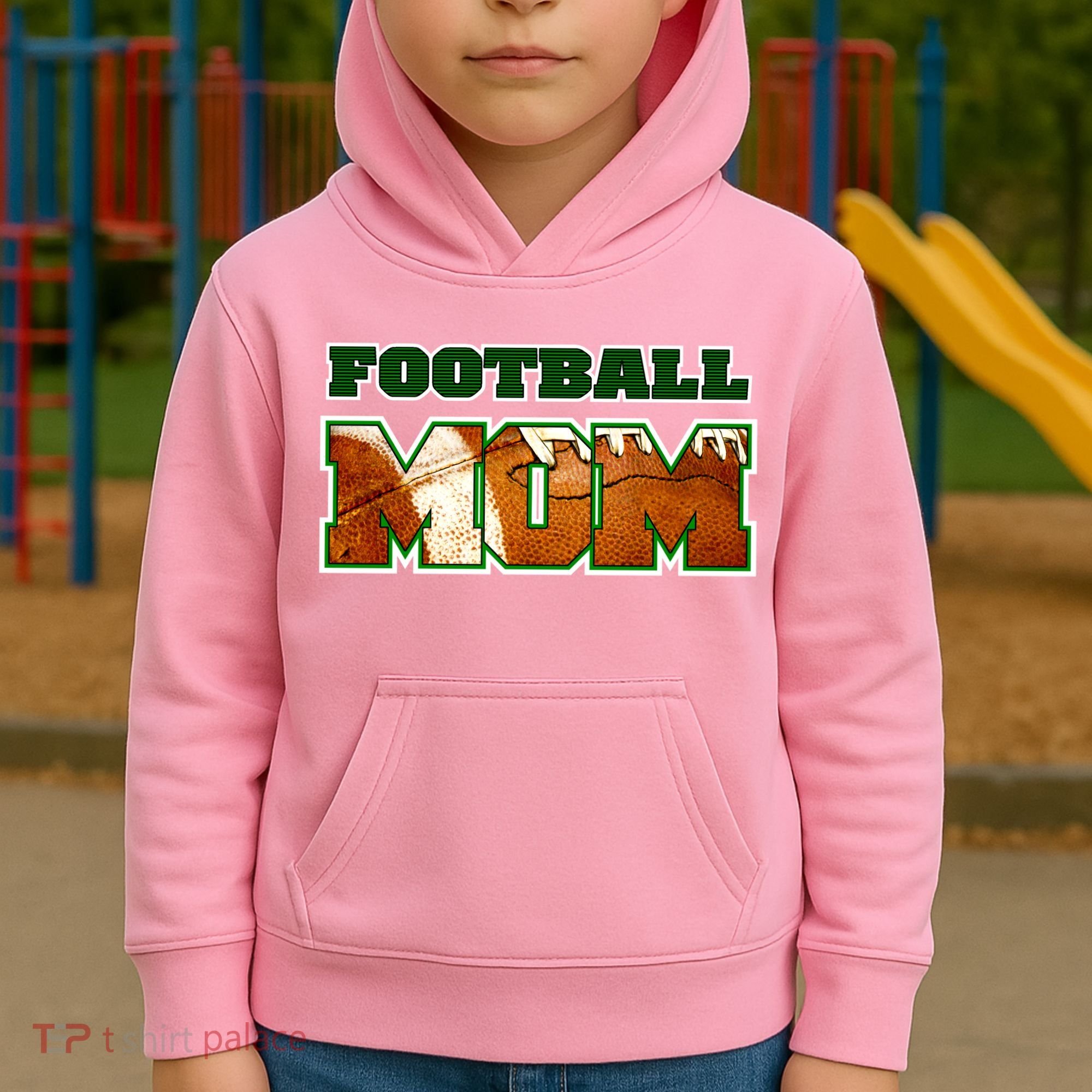 Football Mom Kids Hoodie