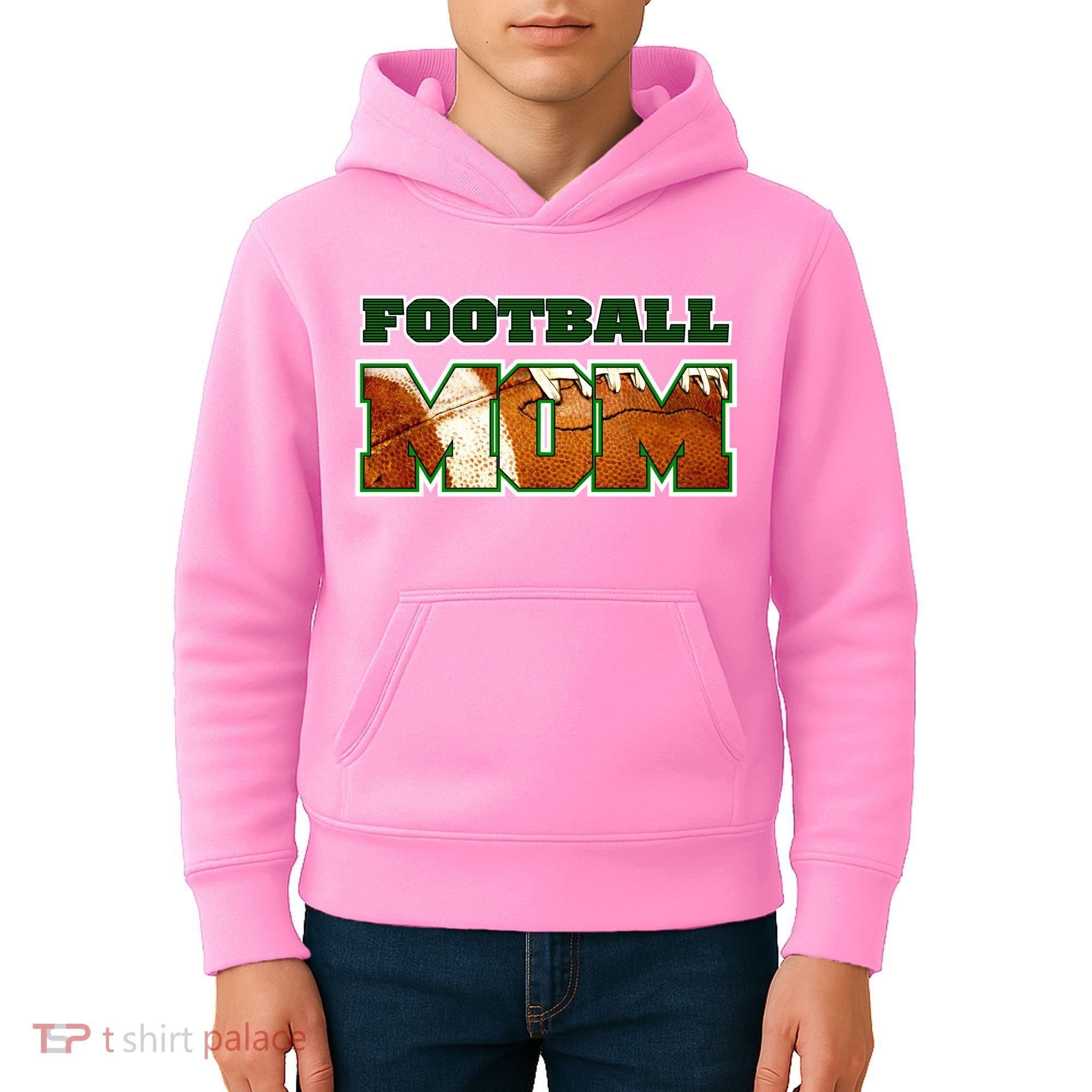 Football Mom Kids Hoodie