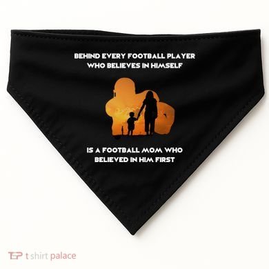 Football Mom Behind The Scenes USA-Made Doggie Bandana