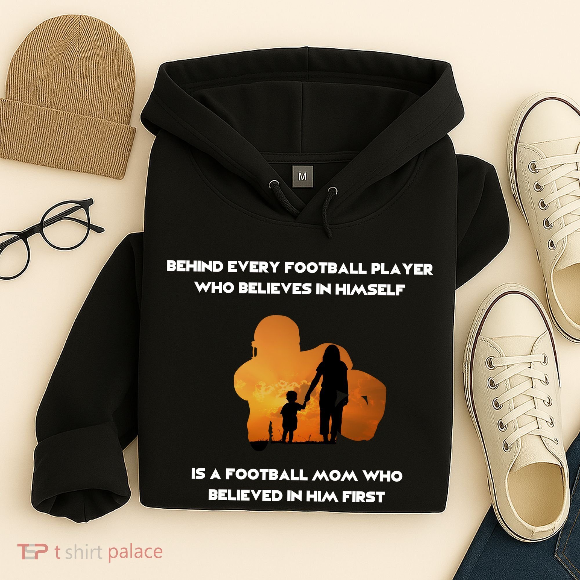 Football Mom Behind The Scenes Hoodie
