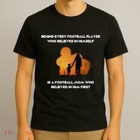 Football Mom Behind The Scenes T-Shirt thumb 3