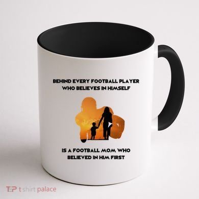 Football Mom Behind The Scenes Coffee Mug back