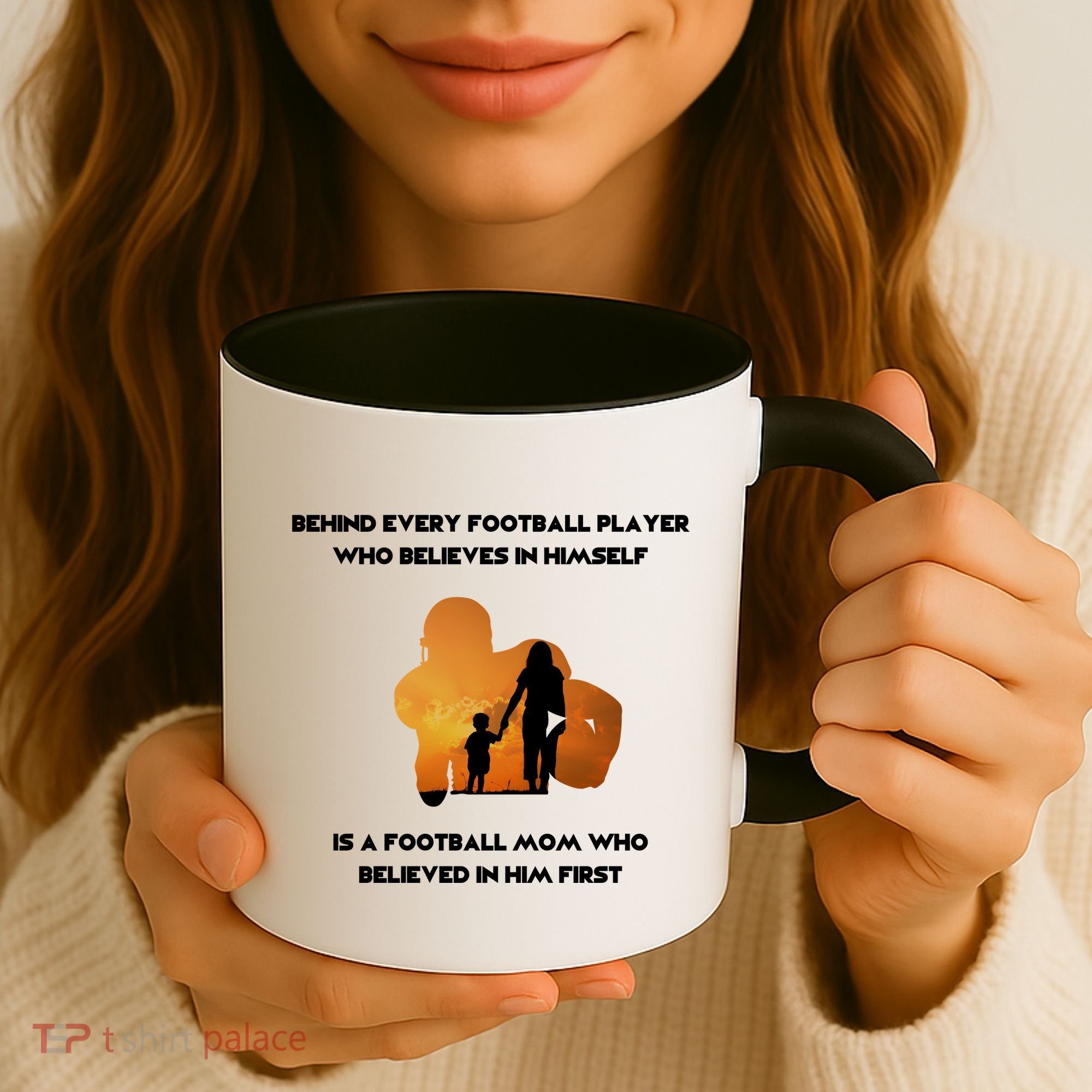 Football Mom Behind The Scenes Coffee Mug