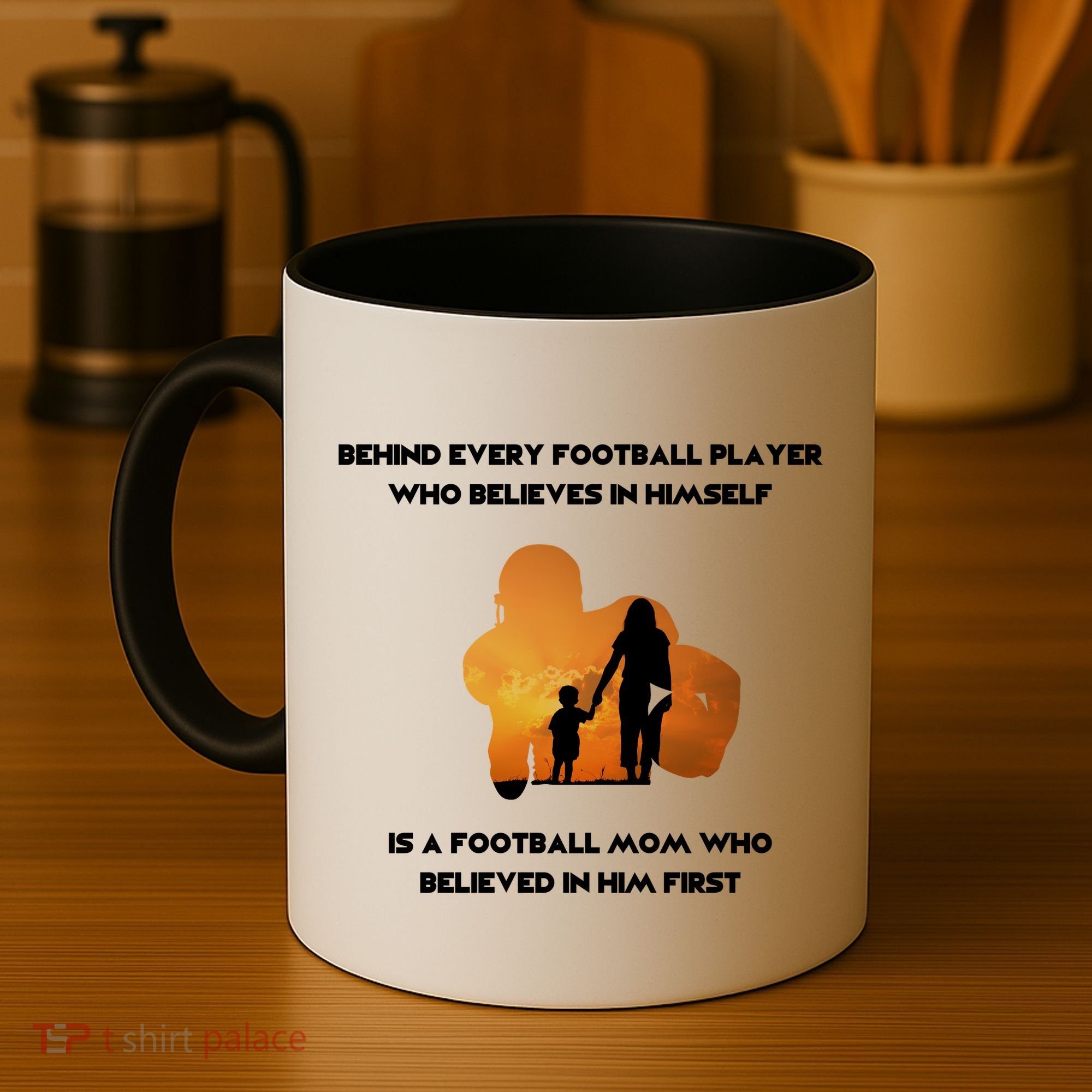 Football Mom Behind The Scenes Coffee Mug