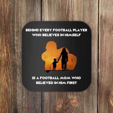 Football Mom Behind The Scenes Coaster