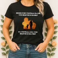 Football Mom Behind The Scenes Women's T-Shirt thumb 2