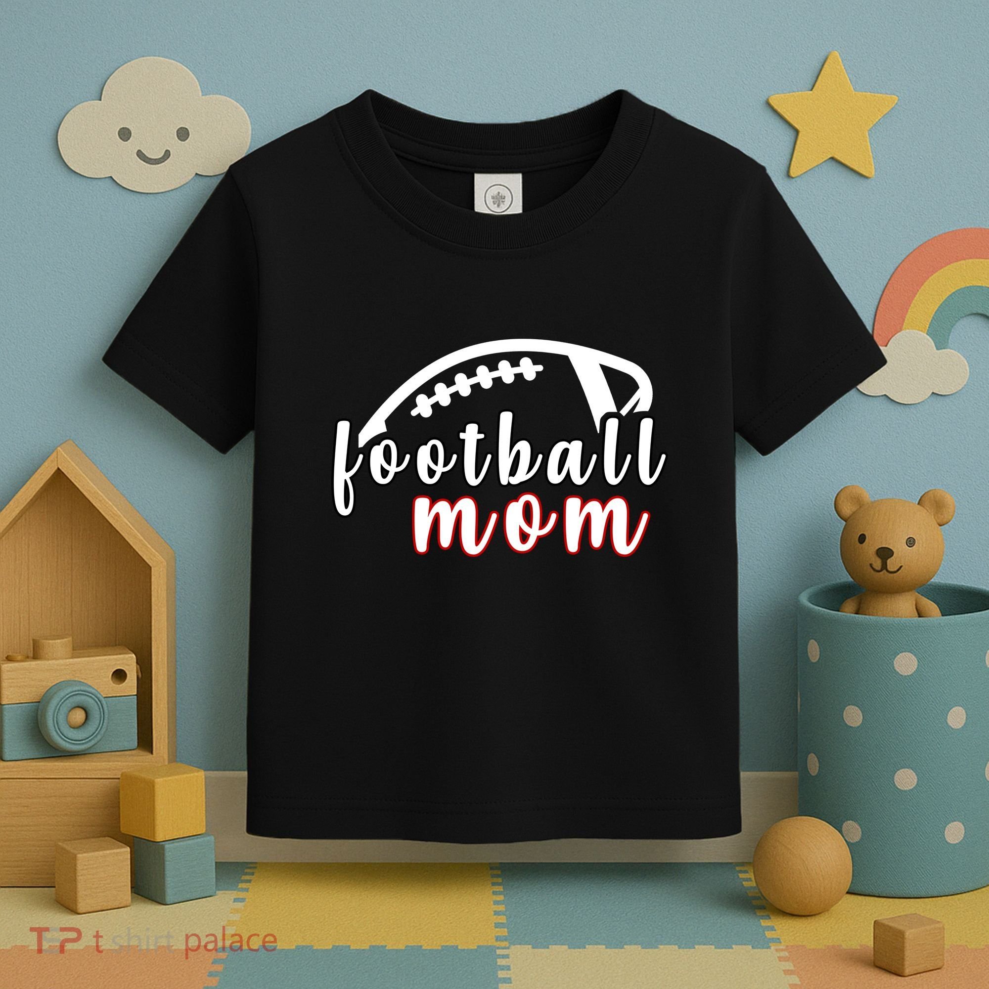Football Mom Fan Toddler T-Shirt