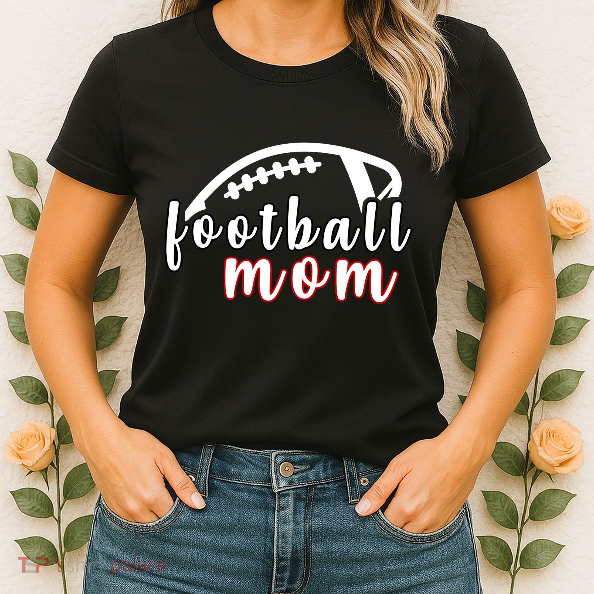Football Mom Fan Women's T-Shirt