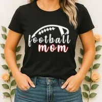 Football Mom Fan Women's T-Shirt thumb 2