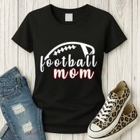 Football Mom Fan Women's T-Shirt thumb 3