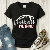 Football Mom Fan Women's T-Shirt thumb 3