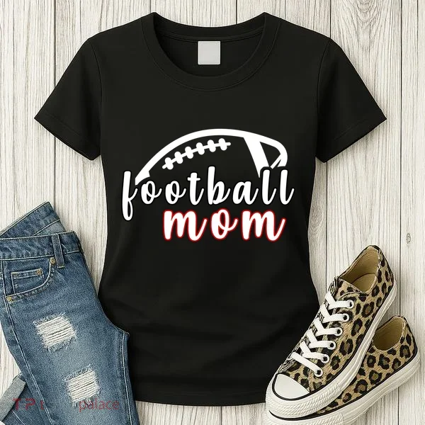 Football Mom Fan Women's T-Shirt