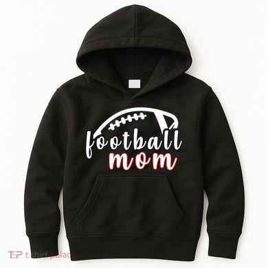 Football Mom Fan Kids Hoodie