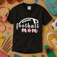 Football Mom Fan Kids T-Shirt thumb 3