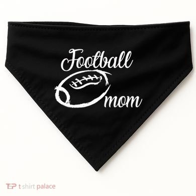 Football Mom Logo USA-Made Doggie Bandana