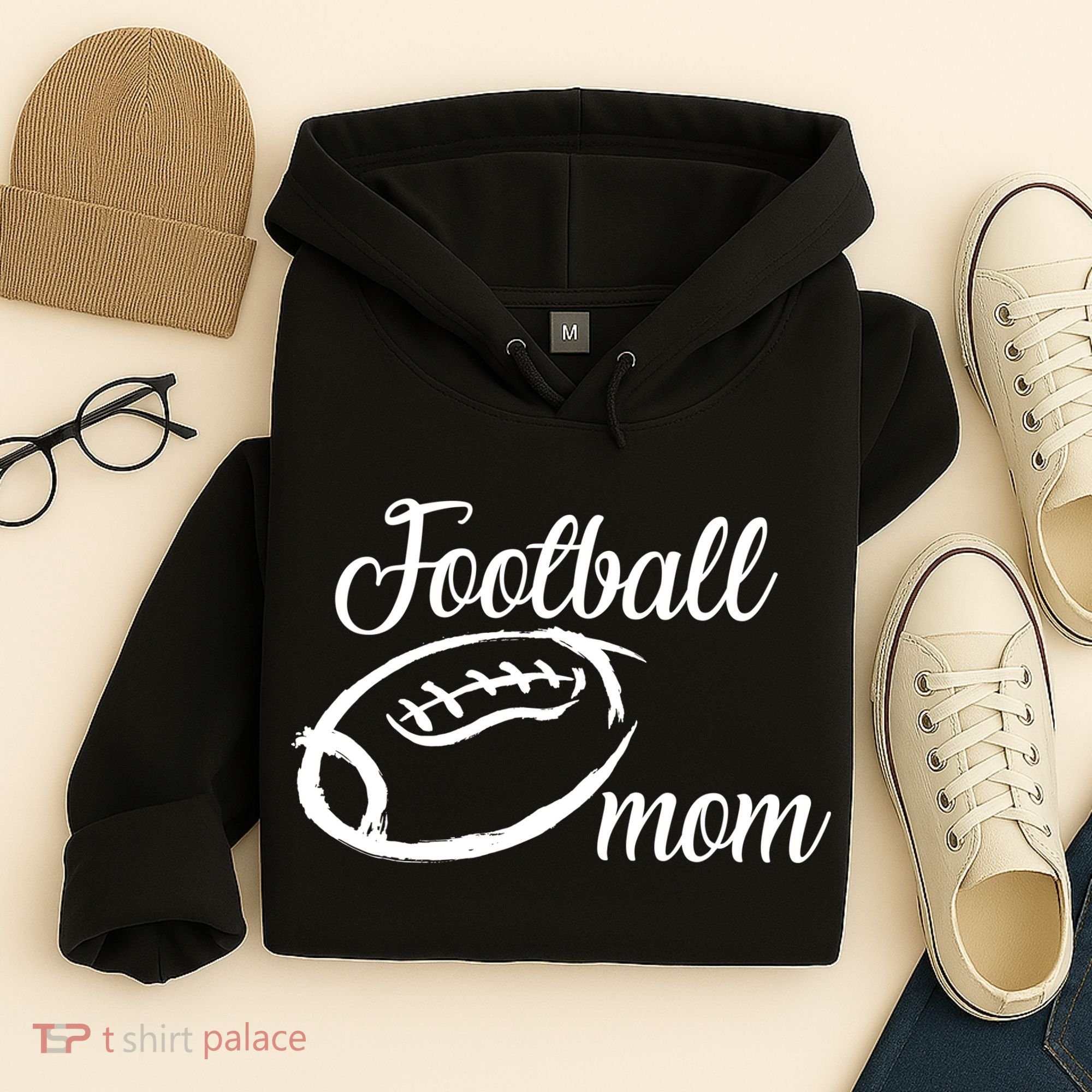 Football Mom Logo Hoodie