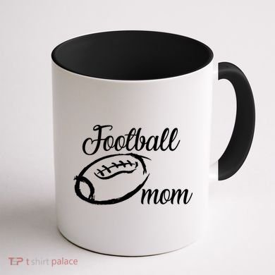Football Mom Logo Coffee Mug back