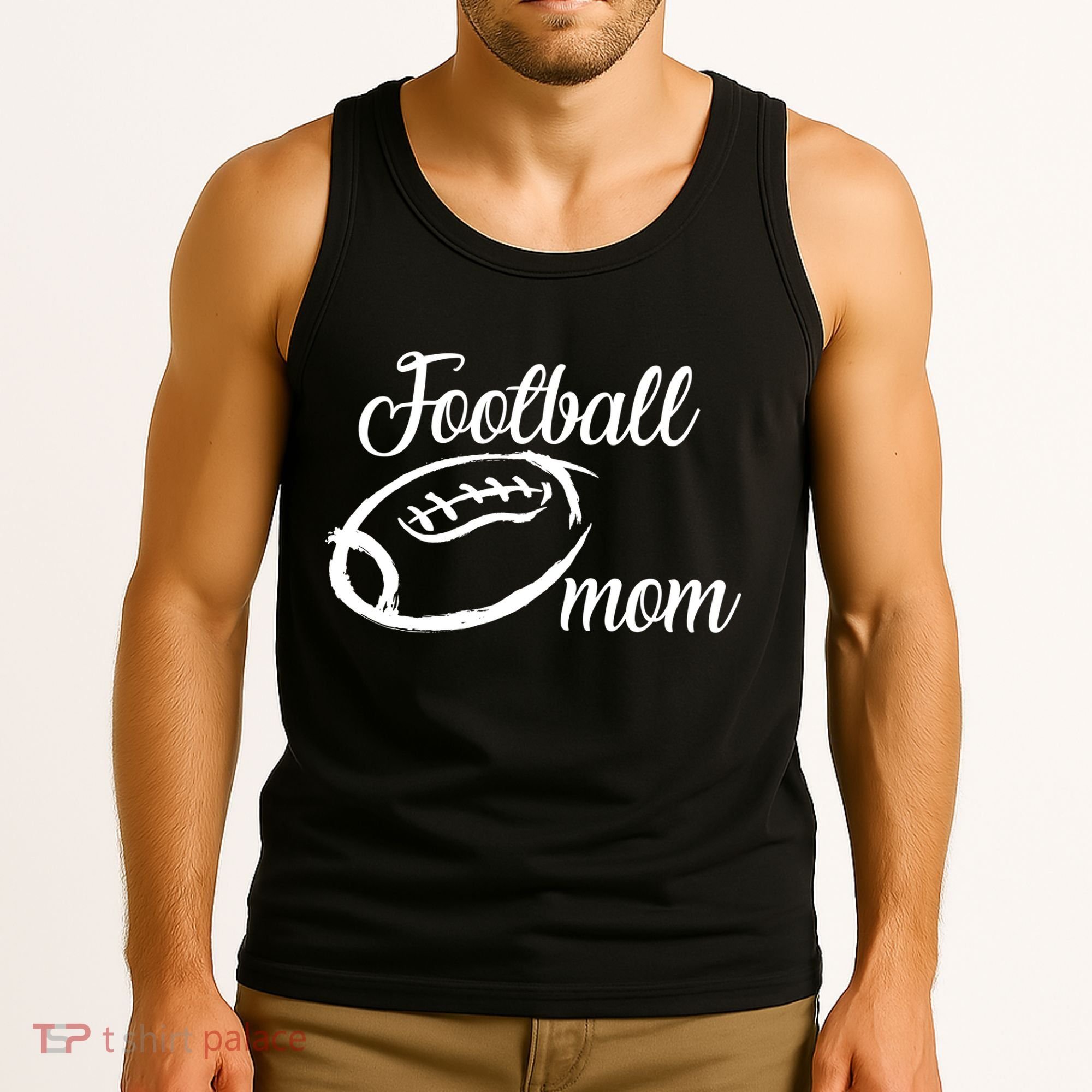 Football Mom Logo Tank Top