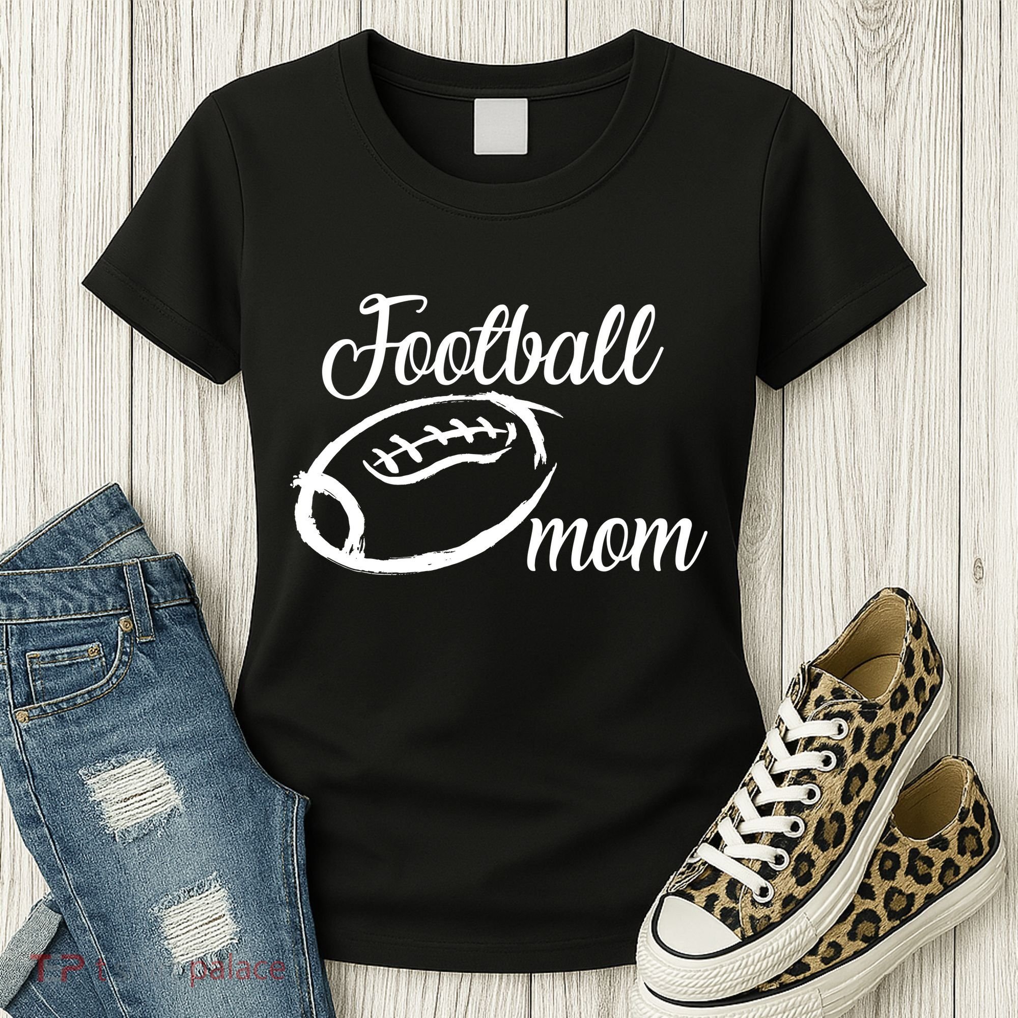 Football Mom Logo Women's T-Shirt