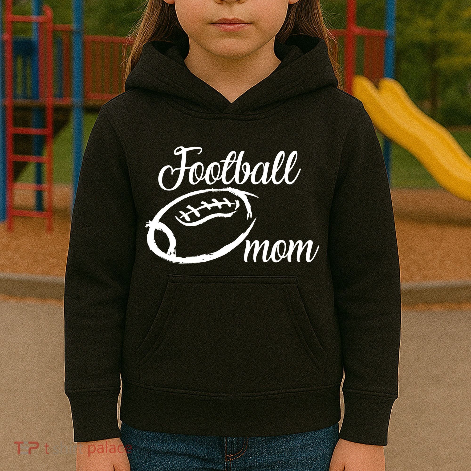 Football Mom Logo Kids Hoodie