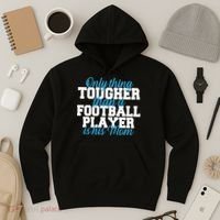 Football Player Tough Mom Hoodie thumb 3