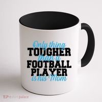 Football Player Tough Mom Coffee Mug thumb 1