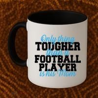 Football Player Tough Mom Coffee Mug thumb 2